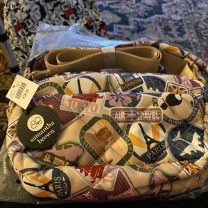 Samantha Brown Summer Vacation Print Crossbody Bag
